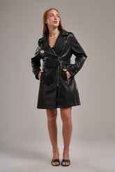 leather coat