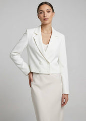 Breasted Cropped Blazer