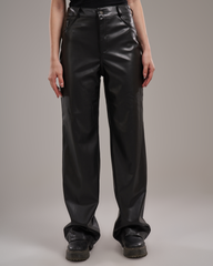 Matte Leather PantsGlossy