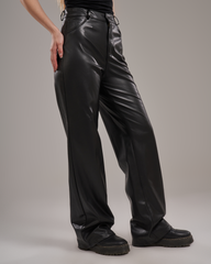 Matte Leather PantsGlossy