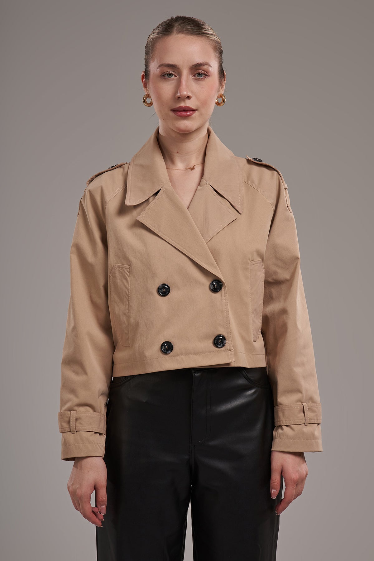 Short Gabardine Jacket