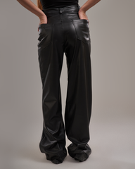 Glossy Leather Pants