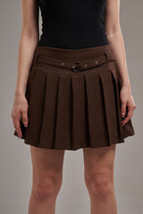 Mini skirt with short