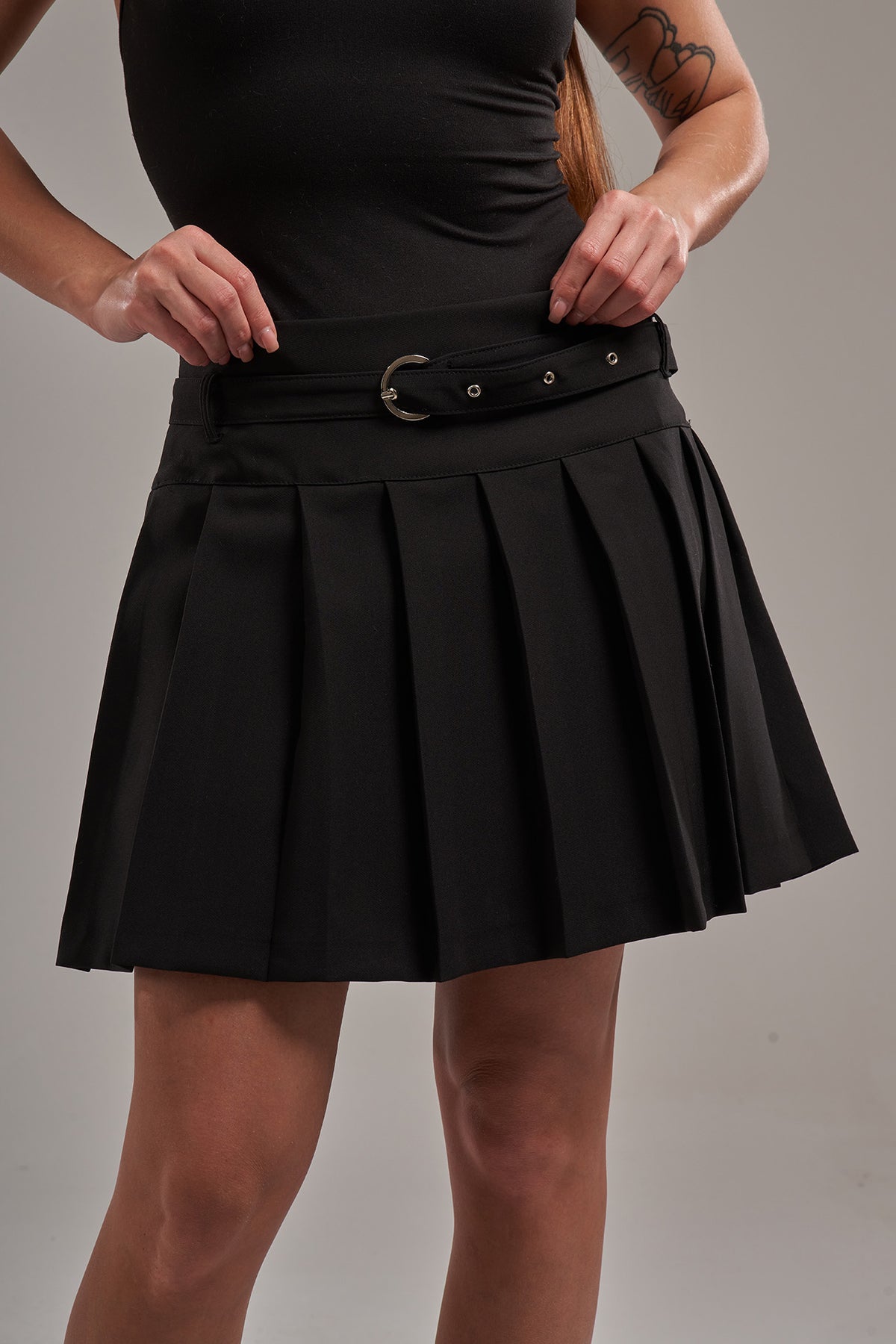 Mini skirt with short