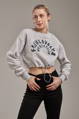 cropped sweatshirt
