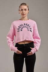 cropped sweatshirt