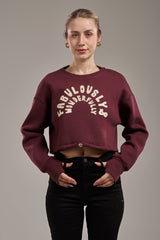 cropped sweatshirt