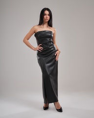 leather dress
