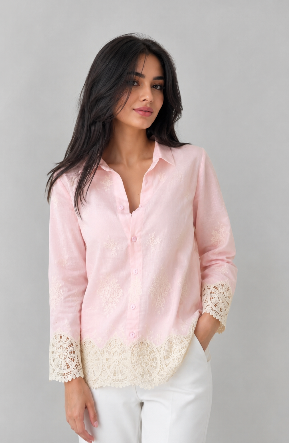 Guipure Lace shirt