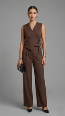 Pinstripe Vest Set