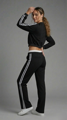 Sleek Cropped Tracksuit