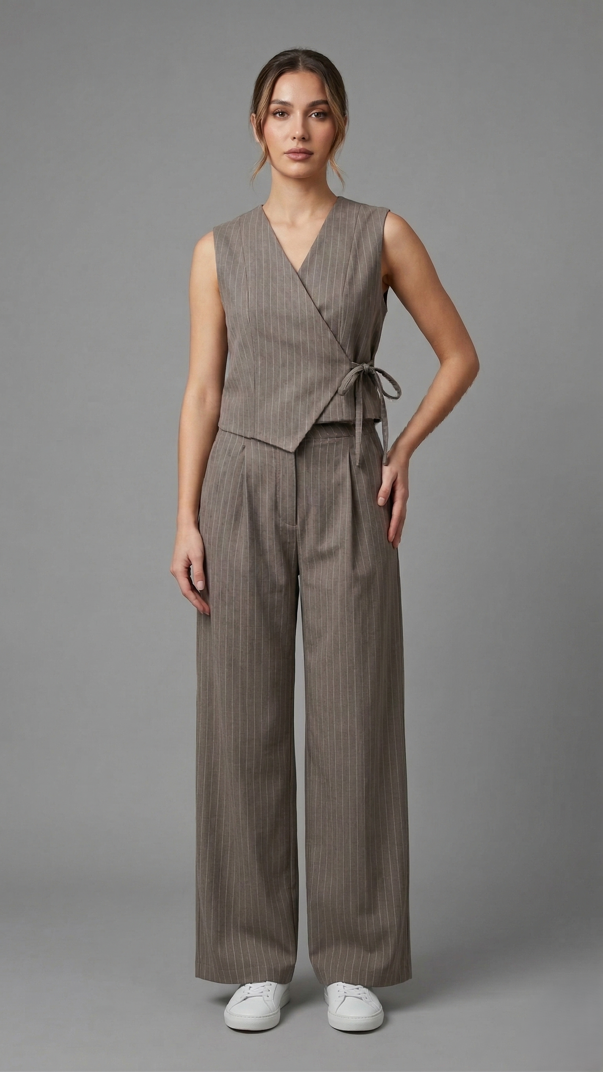 Pinstripe Vest Set