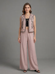 Embroidered Linen set