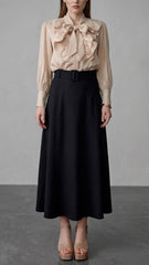 High-Waisted Maxi Skirt