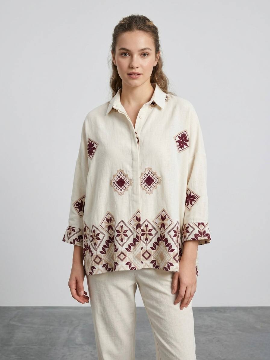 Bohemian Linen Shirt