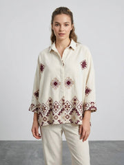 Bohemian Linen Shirt