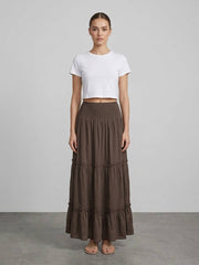 Smocked Skirt