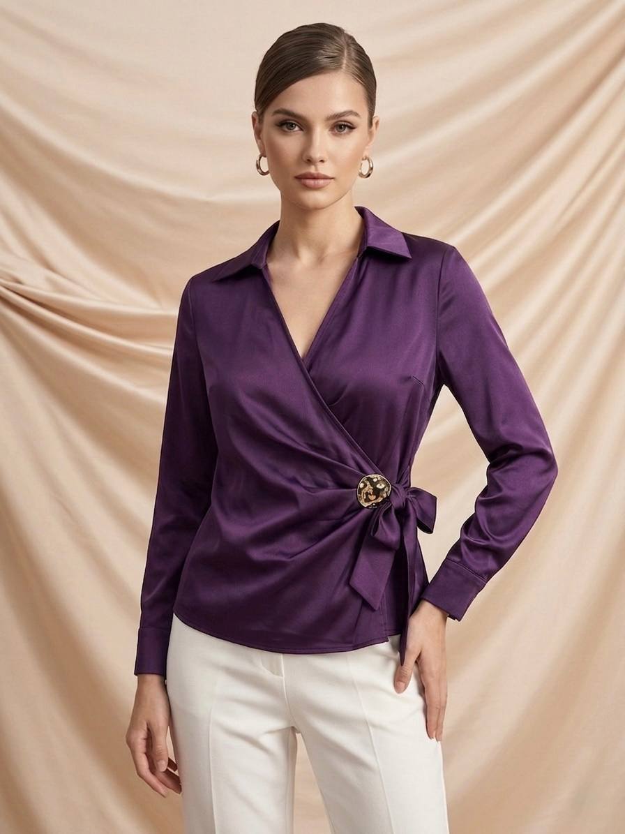 Opal Satin Blouse