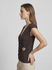 Elegancia Wrap Top