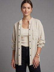 Frayed Linen Shirt