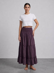 Smocked Skirt