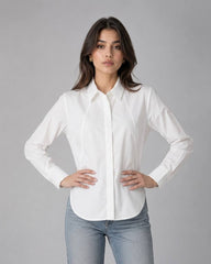 Floral Brooch Blouse