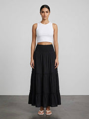 Smocked Skirt