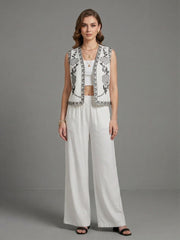 Embroidered Linen set
